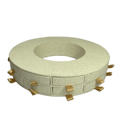 Round Shaped Textured Paper with Drawers Advent Calendar