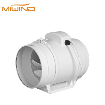12 Inch 2-Speed Plastic Extractor Fan for Indoor Mixed Flow Inline Duct Fan