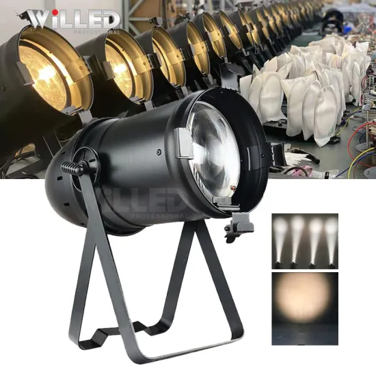 200W DMX COB LED Spot-it Zoom Strobe PAR Light for Theater