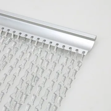 Metal Chain Link Shower Curtain