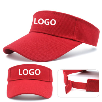 Visorle unisex stampate con logo personalizzato per viaggi di gruppo, pubblicità, protezione solare, tennis, performance del supervisore e corsa