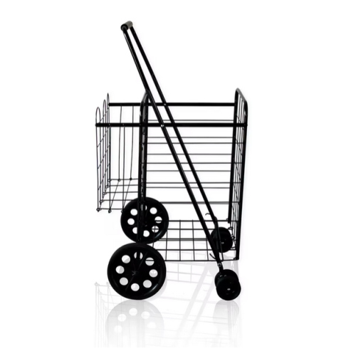 Steel Alloy Folding Supermarket Shopping Cart