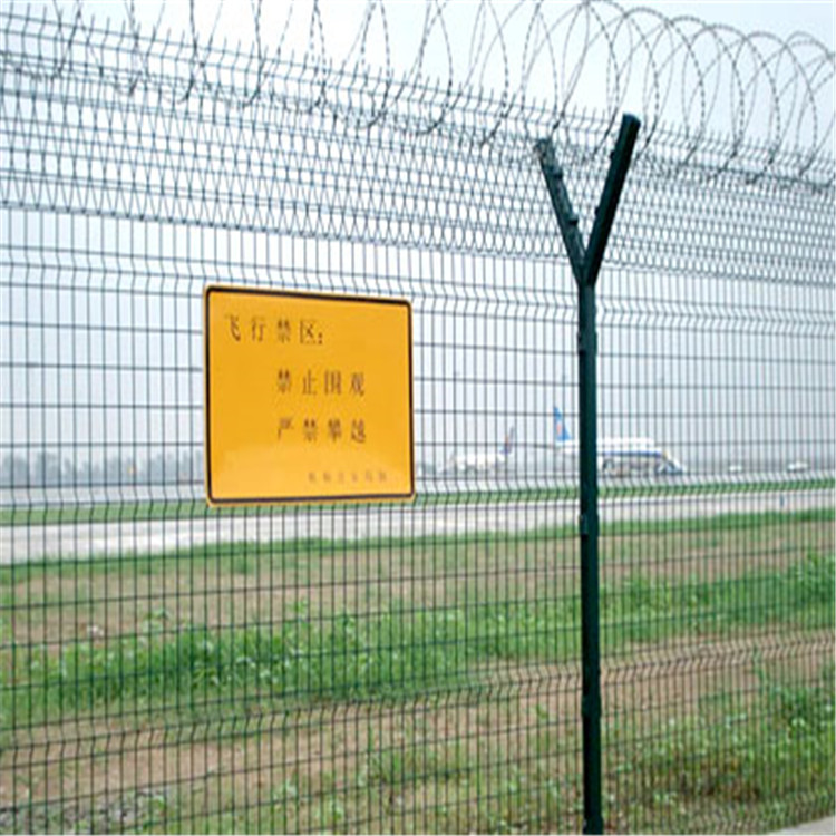 Razor Wire Security Welded Airport Perimeter Fence Panels