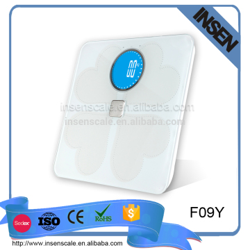 2016 LED display digital body fat scale bathroom manufacturer