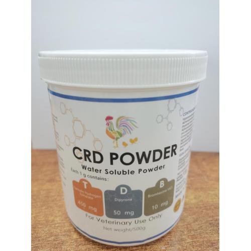 Médicaments chimiques animaux CRD poudre soluble dans l'eau