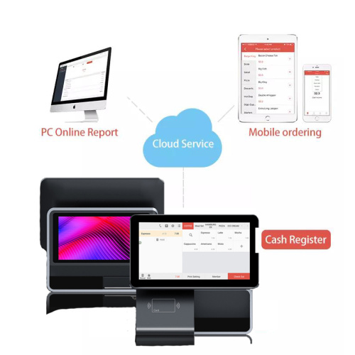 Aluminum 17'' Desktops Touch Screen POS with NFC