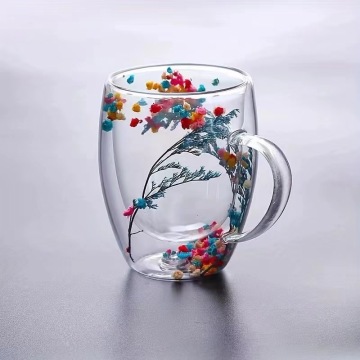 Elegant Luxury Double-Layered Heat-Resistant Glass Tea Cup