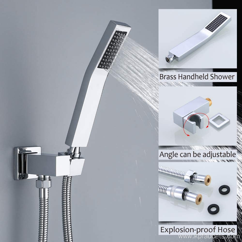 Rainfall Wall Mounted Conceal Shower Faucet