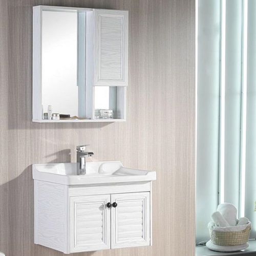 New Design White Bathroom Cupboard with Doors