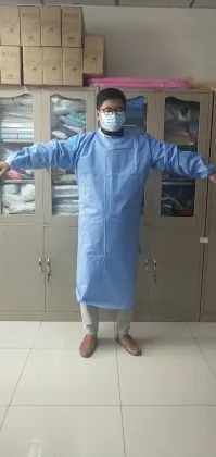 SMS isolation gown SMS disposable