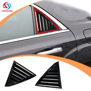 Matte Black Side Window Louver for 2015-2021 Chrysler 300C by Honghang Factory