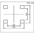 Công tắc gắn bề mặt mỏng 0,4 (H) mm