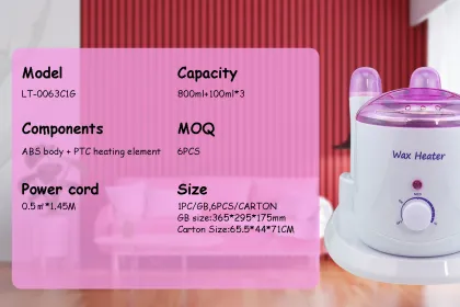 OEM Natural DIY Wax Warmer Kit & Depilatory Wax Heater Set for Home Beauty