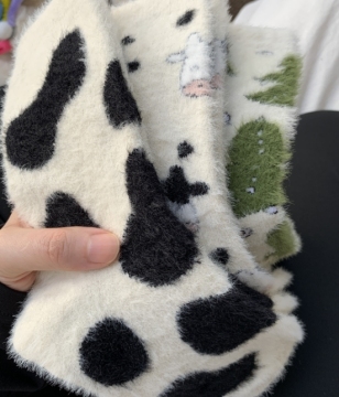 Variety of Women's and Children's Socks: Milk Stripe, Cute Stockings, Home Warm, and Coral Velvet Options