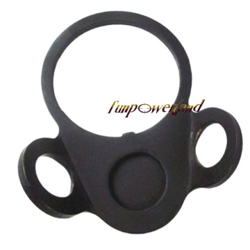 Funpowerland Steel Model 4/15 .223 5.56 Rifle Shotgun Stock Buffer Angled Ambidextrous Dual Oval Loop Strap Slots