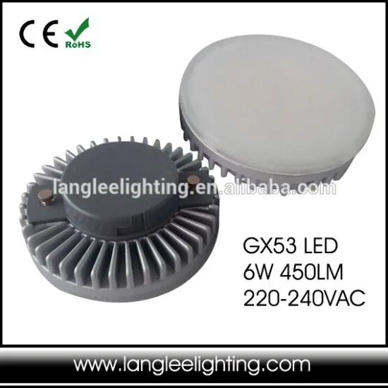 Frosted Glass GX53 5W 6W 8W 220-240V Resscessed Downlight