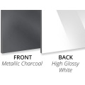 3MM Metallic Charcoal/Gloss White ACP Sheet