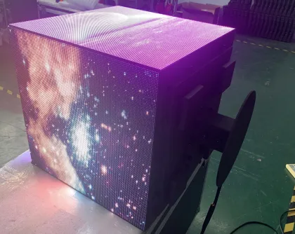 Outdoor Waterproof Wall Mounted P3.91 Magic Cube LED Screen 500x500mm