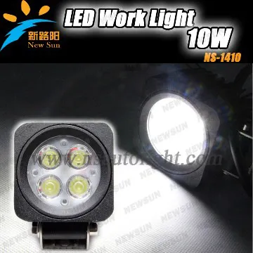 Factory Directly sale 10w CREE led work lights 10W 2.6\" inch 10-30V/DC