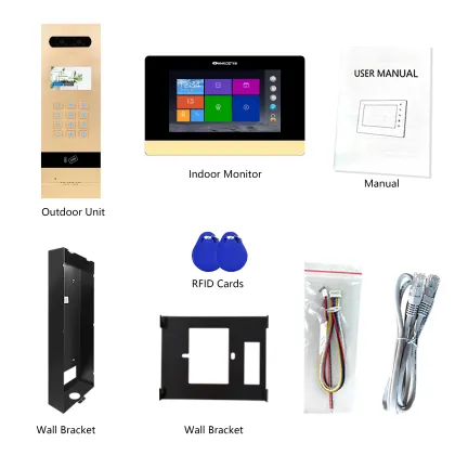 MingKe Wired Camera Doorbell Video Intercom System Apartment