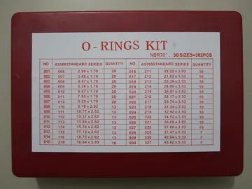 AS568 Standard Series O Rings Kit NBR70 382PCS