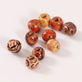 painting wood beads for jewelry making