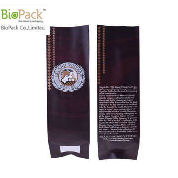 Ægte komposterbar plastikkile Mad Kaffe Snack Emballage Taske Fabrik fra Kina