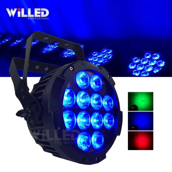 IP65 Slim Flat LED Parcan Uplight - Outdoor RGBW WW/CW UV Truss Light for Home Parties