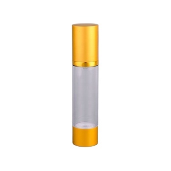 Luxury Custom Color Gold Silver Cosmetic Airless Pump Bottles - Wholesale 15ml to 120ml