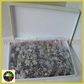 Custom Paper Jigsaw puzzle with paper gift box