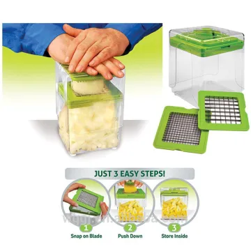 Magic Chopper Vegetable Slicer Two Blades Vegetable Chopper