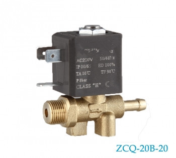 Male M12x6.5mm Brass Solenoid Valve