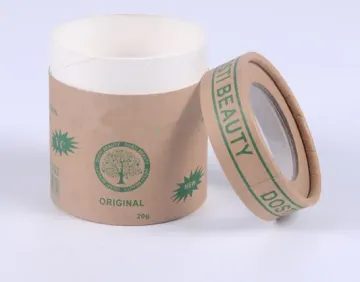 Fashional Kraft Paper Tube With Die Cut Window