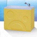 European style baby rectangular infant small bathtub