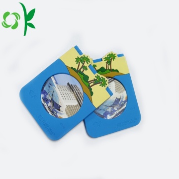 3D Blue Adhesive Mobile Cell Phone Card Holder