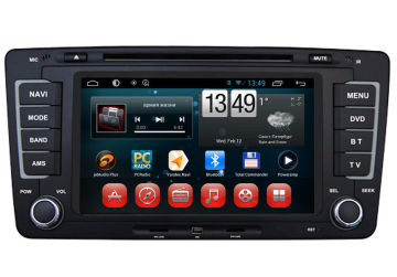 1080p Hd Volkswagen Skoda Octavia Navigation System Android Car Navigator With Dvd Vcd Cd
