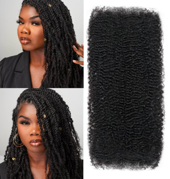Afro Kinky Curly Bulk Human Hair Bundles