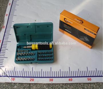 41pc Mini Bit Socket and Ratchet tool Set