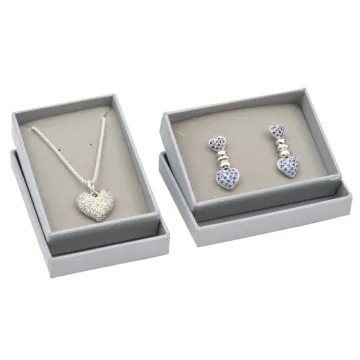 Simple Design Earring Box With Lid