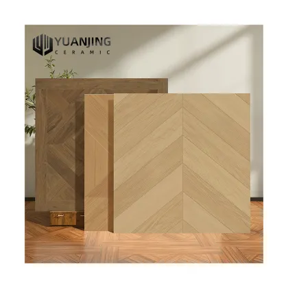 Foshan French Nanyang Style 800x800mm Wood Grain Antique Floor Tiles
