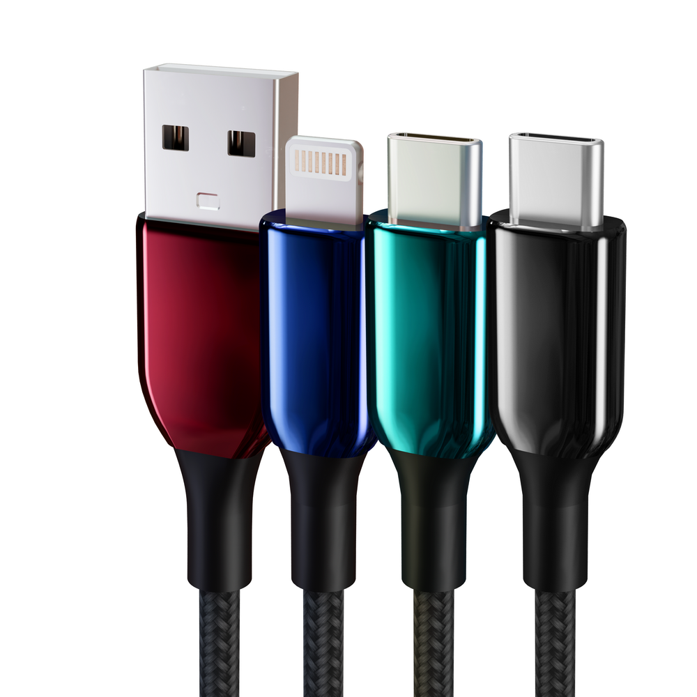 Durable Zinc Alloy Lightning Cable for Apple Devices