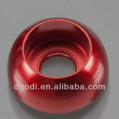 types of small color anodized aluminum washers