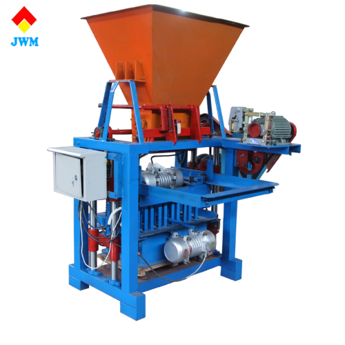 Semi Automatic Concrete Paver Block Machine