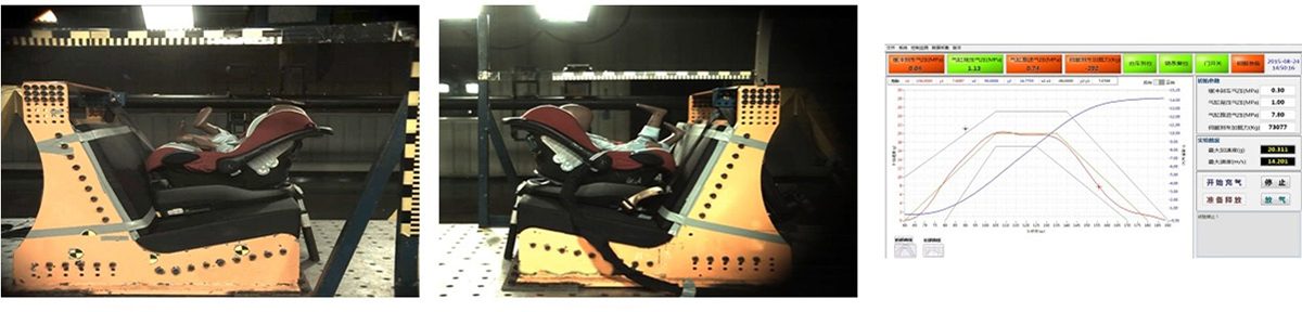 1Acceleration-type crash simulation test system