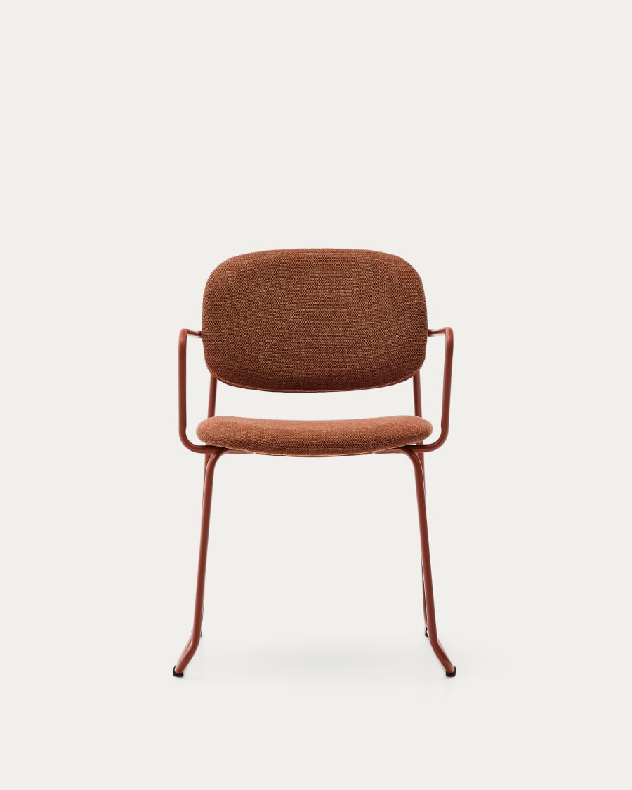 Comfortable iron frame chair
