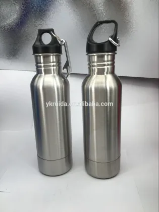 Custom - stainless steel beer bottle insulator keeper with opener