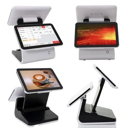 Smart touch screen electronic cash register cashier machine