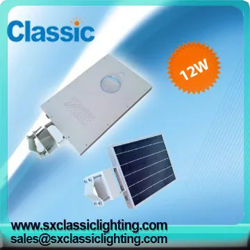 The integration of solar street light 12w