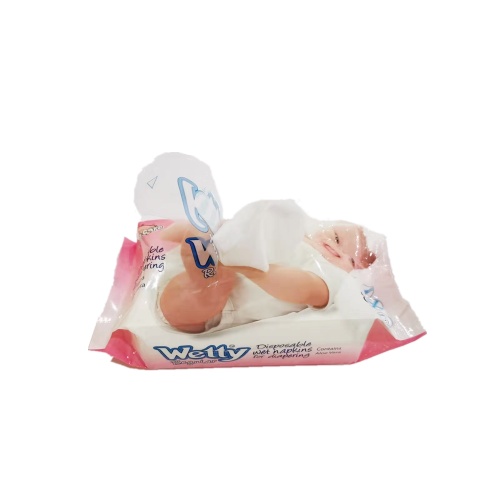 Disposable Wet Wipes For Diapering Cleaning