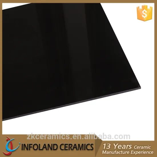 villa glazed porcelain tile,black marble tile,floriana heather glazed porcelain floor tile